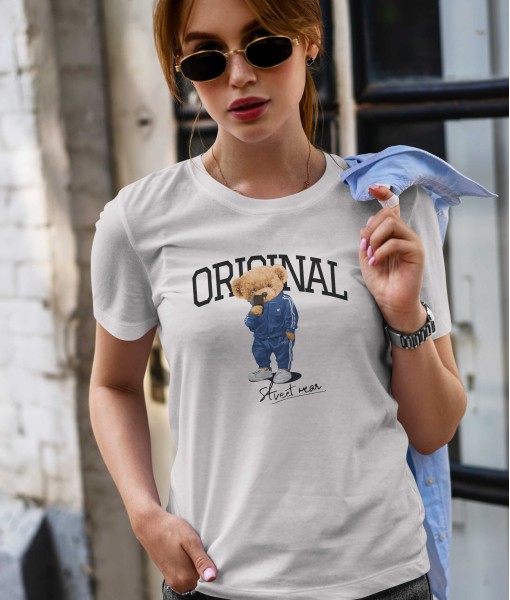 Дамска тениска с щампа Мечета Original